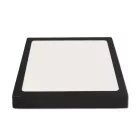 MasterLED Proma Falon kívüli ledes mennyezetlámpa 24 W natúr fehér fekete négyzet