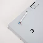 EcoLight 40 W-os szögletes 60x60 cm natúr fehér fehér színű 2 az 1-ben falon kívüli és süllyeszthető led panel