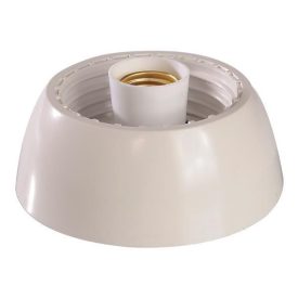 E27-es egyenes műanyag foglalat 220-240V