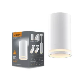   Videx Carmelo fehér mennyezeti lámpa keret GU10-es foglalattal