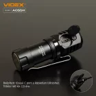 Videx LED Fejlámpa hidegfehér újratölthető akkumulátorral A055H