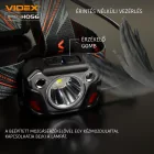 Videx LED Fejlámpa hidegfehér újratölthető akkumulátorral H056