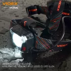 Videx LED Fejlámpa hidegfehér újratölthető akkumulátorral H056