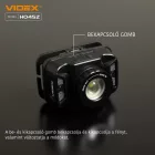 Videx LED Fejlámpa natúrfehér újratölthető akkumulátorral H045Z