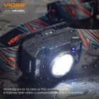 Videx LED Fejlámpa natúrfehér újratölthető akkumulátorral H035C