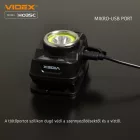 Videx LED Fejlámpa natúrfehér újratölthető akkumulátorral H035C