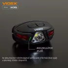 Videx LED Fejlámpa natúrfehér újratölthető akkumulátorral H015