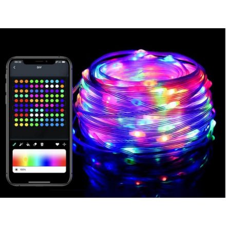 LEDmaster Prémium Ideal telefonról vezérelhető RGB fényfüzér IP65-ös védettséggel