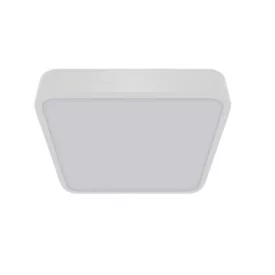   Strühm Totem 48 W-os 500x500 mm négyzet alakú natúr fehér fehér mennyezeti lámpa IP20-as védettségű