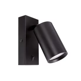   Strühm Daria WLL henger alakú fekete fali lámpa GU10-es foglalattal