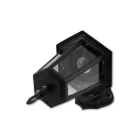 MasterLED Victoria fekete kültéri lefelé lógó oldalfali lámpa E27-es foglalattal