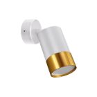 Strühm Puzon SPT GU10 foglalatú fehér-arany fali lámpa