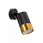 Strühm Puzon SPT GU10 foglalatú fekete-arany fali lámpa