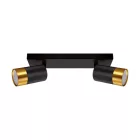 Strühm Puzon SPT GU10-es foglalatú 2-es fekete-arany mennyezeti lámpa