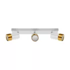 Strühm Puzon SPT GU10-es foglalatú 3-as fehér-arany mennyezeti lámpa