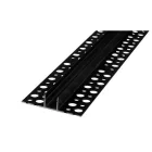 MasterLED Hidegburkolatba süllyeszthető aluprofil 13 mm széles 2 méteres szál fekete