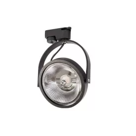   MasterLED Leon fekete sínre szerehető lámpa keret AR111-es foglalattal