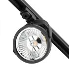 MasterLED Leon fekete sínre szerehető lámpa keret AR111-es foglalattal