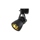 MasterLED Goldi fekete1 fázisú sínre szerehető lámpa keret GU10-es foglalattal