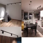 MasterLED Tangi fekete 1 fázisú sínre szerehető lámpa keret GU10-es foglalattal