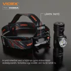 VIDEX Fejlámpa tölthető akkumulátorral -H065A