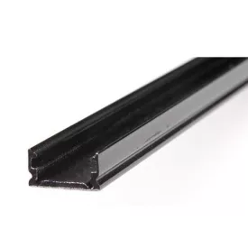   MasterLED Slim felületre szerelhető fekete színű aluprofil 2 méteres szál