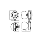 MasterLED LUXO Mars 10-W-os fekete mágneses sínes lámpa 4000K 48V