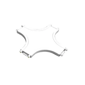   MasterLED LUXO 48V mágneses sínlámpa rendszerhez felületre szerelhető X típusú fehér