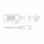 Videx LEYA LED 50 W-os LED utcai lámpa 5000K