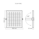 Videx Gelio 100 W-os natúr fehér napelemes reflektor