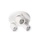 MasterLED Timo GU10 foglalatú 3-as fehér mennyezeti lámpa kerek