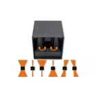 MasterLED Kira LED G9 foglalatú fekete fali lámpatest