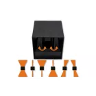 MasterLED Kira G9 architektúrás LED lámpatest fekete foglalatú