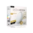 Skön Hedda 24 W-os ø400 mm kerek natúr fehér fehér színű mennyezeti lámpa IP20-as védettségű