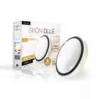 Skön Olle 24 W-os ø400 mm kerek natúr fehér fehér-szürke színű mennyezeti lámpa IP20-as védettségű