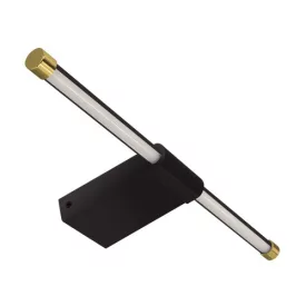   Strühm Paso 9W natúr fehér fekete/arany tükör feletti lámpa IP44-es védettségű