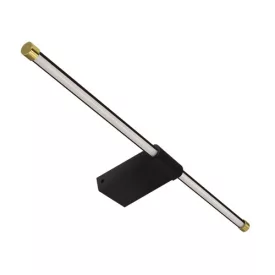   Strühm Paso 14W natúr fehér fekete/arany tükör feletti lámpa IP44-es védettségű