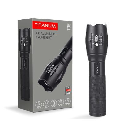 Videx TITANUM hordozható LED zseblámpa 6500K 300lm TLF-T05