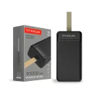 Videx TITANUM power bank fekete színű 30000mAh TPB-914