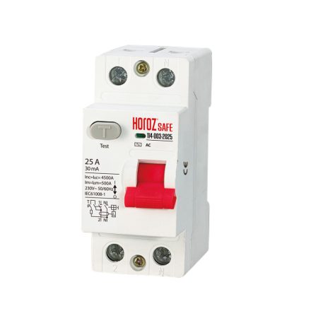 Horoz SAFE Fi-relé RCCB 2P 25A 30mA 230V