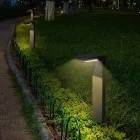 EcoLight Leszúrható fekete napelemes lámpa 40 cm SSO-2