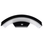 MasterLED Bella 9 W-os mozgásérzékelős fekete oldalfali lámpa