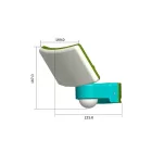 MasterLED Melio 30 W-os natúrfehér LED reflektor