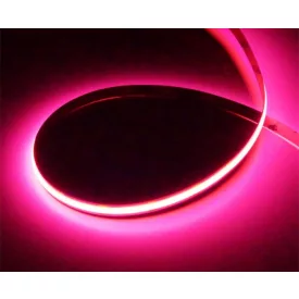   EcoLight COB led szalag pink színben, 9 W/m 480 lm/m,  IP20, 5m / tekercs