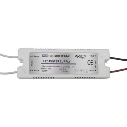 MasterLED 48 W-os beltéri tápegység 4 Amper 12V