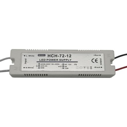 MasterLED 72 W-os beltéri tápegység 6 Amper 12V