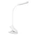 Videx Helsinki 3000-5500K fehér csíptetős asztali lámpa USB csatlakozóval