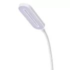 Videx Helsinki 3000-5500K fehér csíptetős asztali lámpa USB csatlakozóval