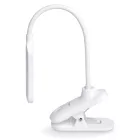 Videx Helsinki 3000-5500K fehér csíptetős asztali lámpa USB csatlakozóval