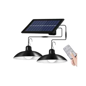 MasterLED Napelemes lámpa x2 távirányítóval 6500K 200lm